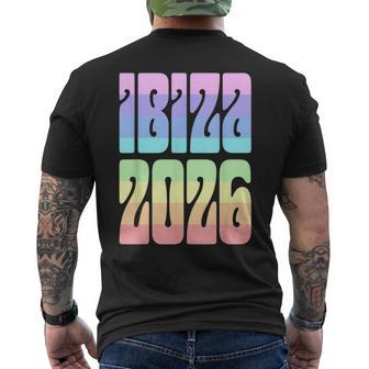 Fiesta Pastel Ibiza 2026 Camiseta Hombre Estampado Espalda - Regaloses
