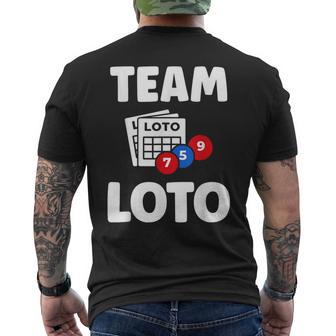 France Jeux Tirage Humour Loterie Team J'ai Loto T-shirt imprimé au dos - Cadeauxyz