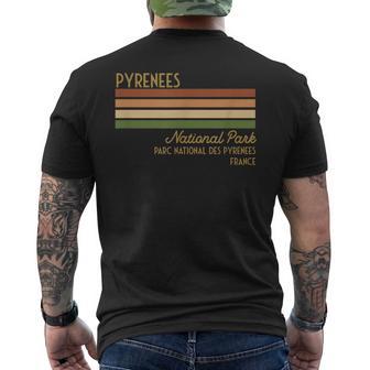 France Pyrenees National Park Parc National Des Pyrénées T-shirt imprimé au dos - Cadeauxyz