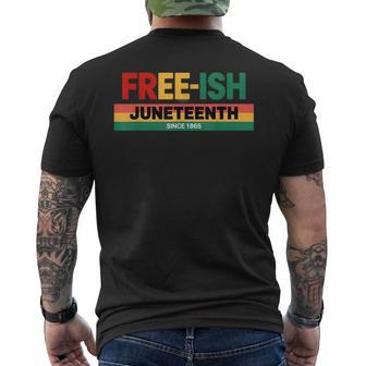 Free-Ish Since 1865 Junenth Men's T-shirt Back Print - Thegiftio UK