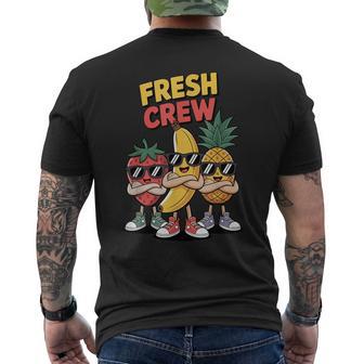 Frutta Bambini Freschi Crewimpatici Amici T-shirt da uomo con stampa posteriore - Novitaregali