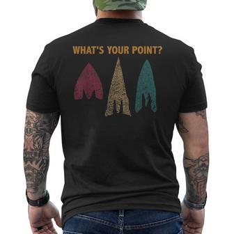 Archaeologist Pun What's Your Point Archaeology Men's T-shirt Back Print - Thegiftio UK
