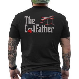 Cat Dad Parody Cat Father Feline Lover Men's T-shirt Back Print - Thegiftio UK