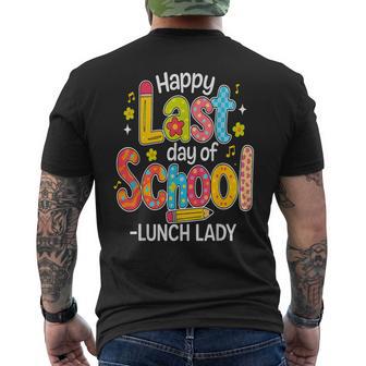 Lunch Lady Last Day Of School Summer Break Staff Men's T-shirt Back Print - Thegiftio UK