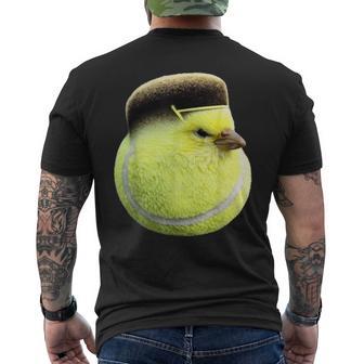 Tennis Ball Bird Bossie Fade Haircut Meme Men's T-shirt Back Print - Thegiftio UK
