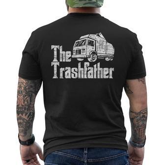 Garbage Day Recycling & Garbage Man s The Trashfather Garbage Truck -Adults Kids Black Small Short Sleeve Men's T-shirt Back Print | Seseable UK