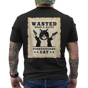 Gato Dechrödinger Paradoja Mecánica Cuántica Idea Regalo In Mangas Camiseta Hombre Estampado Espalda - Regaloses