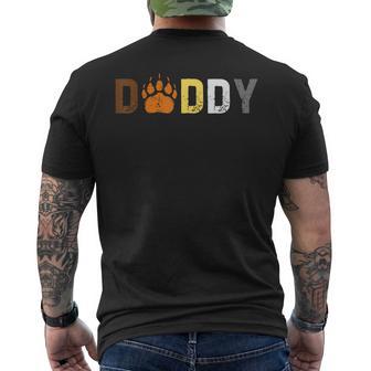 Gay Daddy Bear Pride Subtle Retro Style Men's T-shirt Back Print - Thegiftio UK