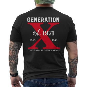 Gen X 1971 Bevor Du Geboren Wurdest Warissie Totenkopf T-Shirt mit Rückendruck - Seseable