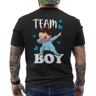 Gender Reveal Party Team Für Jungen Babyparty Passende Familie T-Shirt mit Rückendruck - Seseable