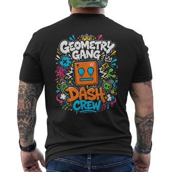 Geometry Gang Dash Crew Video Gamer Men's T-shirt Back Print - Thegiftio UK