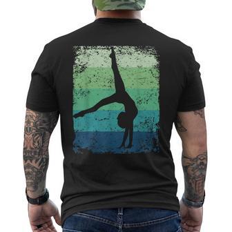 Gimnasta Con Piso Para Niñas Gimnasia Rítmica Retro Camiseta Hombre Estampado Espalda - Regaloses