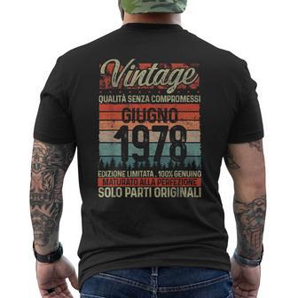 Giugno 1978Intage Maglia 48 Compleanno Anni Uomo Donna T-shirt da uomo con stampa posteriore - Novitaregali