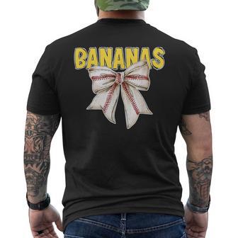 Lets Go Banana Retro Boys Kids Youth N Men's T-shirt Back Print - Monsterry