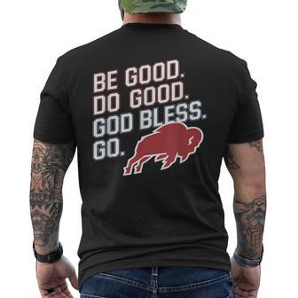 Be Good And Do Good God Bless Men's T-shirt Back Print - Thegiftio UK