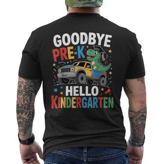 Goodbye Prek Hello Kindergarten Preschool Graduation 2026 Men's T-shirt Back Print - Thegiftio UK
