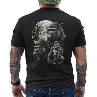 Gorilla Monkey 90年代スタイル ヴィンテージ 美学 Y2k ゴリラ メンズTシャツ バックプリント - Kawaiitshirt