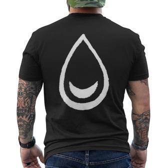 Goutte D'eauimple Minimaliste T-shirt imprimé au dos - Cadeauxyz
