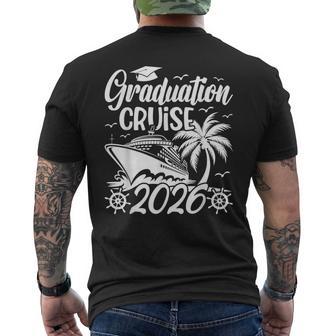 Graduation Cruise Trip 2026 Vacation Graduate Cruising Men's T-shirt Back Print - Thegiftio