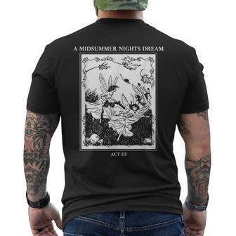 Grafica Di Terra Magic Fantasy Della Notte Di Mezza Estate Incantata T-shirt da uomo con stampa posteriore - Novitaregali
