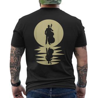 Gran Contrabajo Luna Regalo Música Camiseta Hombre Estampado Espalda - Regaloses