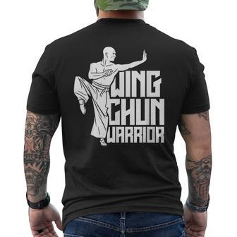 Guerrier Wing Chun Chasseur Formation Arts Martiaux Coach T-shirt imprimé au dos - Cadeauxyz