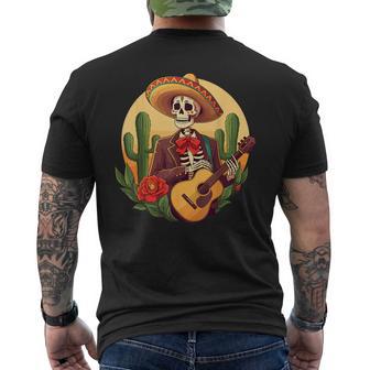 Guitare Mexicaineombrero T-shirt imprimé au dos - Cadeauxyz