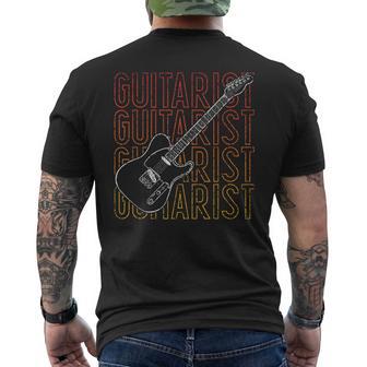 Guitariste Musicien Joueur Guitares Guitare T-shirt imprimé au dos - Cadeauxyz