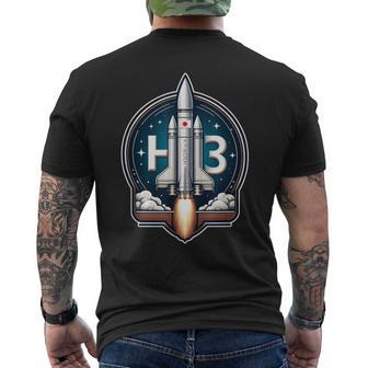 H3ロケット メンズTシャツ バックプリント - Kawaiitshirt