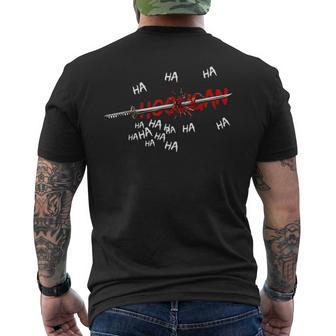 Ha Ha Ha Hooligan Sword Men's T-shirt Back Print - Thegiftio UK