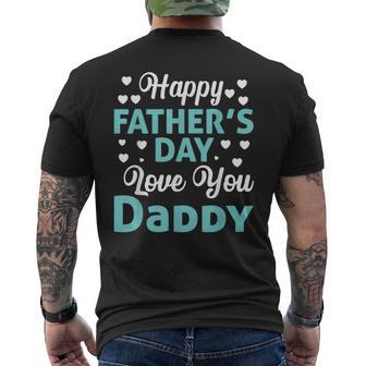 Happy Fathers Day Daddy 2026 For Dad Kids Men's T-shirt Back Print - Thegiftio UK