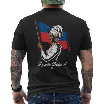 Happy Haitian Flag Day Haitian Revolution 1804 Haiti Pride Men's T-shirt Back Print | Seseable UK