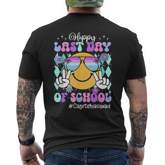 Happy Last Day Of School Cafeteria Squad Cafeteria Worker Men's T-shirt Back Print - Thegiftio UK