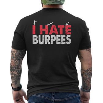 I Hate Burpees Palestra Fitness Donna Bodybuilding T-shirt da uomo con stampa posteriore - Novitaregali