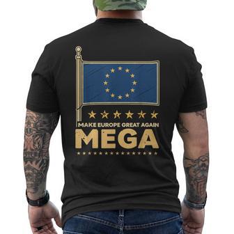 Haz Que Europauelva Aer Grande Mega Bandera De Europa Camiseta Hombre Estampado Espalda - Regaloses