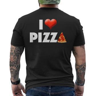 I Heart Pizza T-shirt da uomo con stampa posteriore - Novitaregali