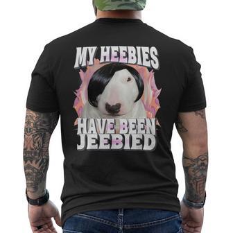 My Heebies Have Been Jeebied Gen Z Meme Weird Lovers Men's T-shirt Back Print - Thegiftio UK