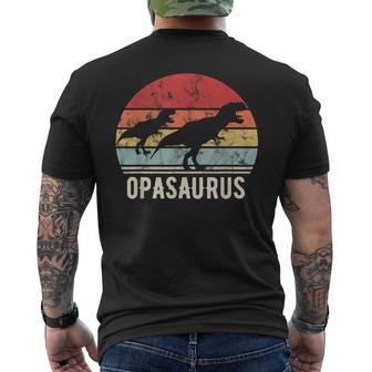 Herren Opaaurus Retro Opasaurus T-Shirt mit Rückendruck - Seseable