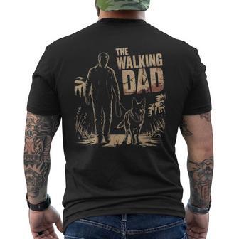Herren The Walking Dad Füratertag Gassi Gehen Und Hunde Papa T-Shirt mit Rückendruck - Seseable