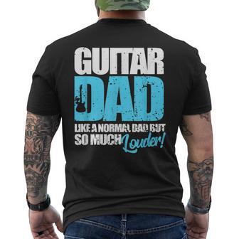 Hombre Guitarrista Guitar Dad Camiseta Hombre Estampado Espalda - Regaloses