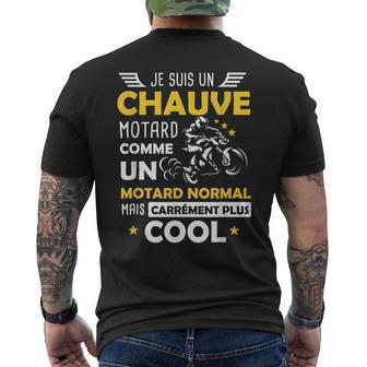 Homme Chauve Motard Cadeau Drôle Moto T-shirt imprimé au dos - Cadeauxyz