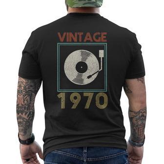 Homme Disqueinyleintage 1970 Pour 50Ème Anniversaire T-shirt imprimé au dos - Cadeauxyz