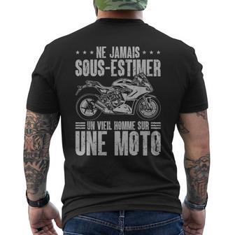 Homme Motard Biker Drôle Unieil Hommeur Une Moto T-shirt imprimé au dos - Cadeauxyz