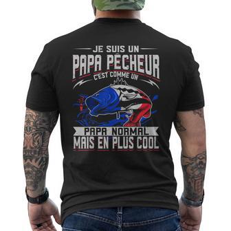 Homme Pêcheur Père Poisson Papa Pêcheur T-shirt imprimé au dos - Cadeauxyz