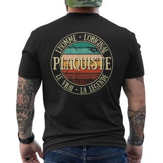 Homme Plaquiste Homme Original Légende Humour Idée Cadeau T-shirt imprimé au dos - Cadeauxyz