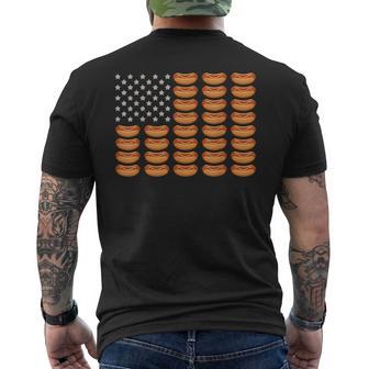 Hot Dog American Flag July 4Th Patriotic Summer Bbq Men's T-shirt Back Print - Thegiftio UK