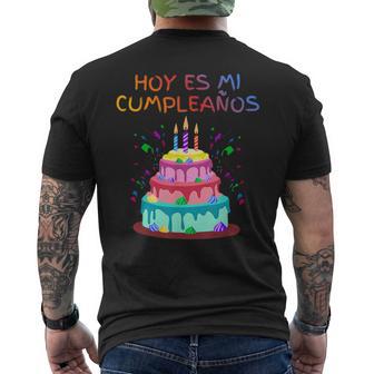 Hoy Es Mi Cumpleaños Hoy Es Mi Cumpleaños En Español Camiseta Hombre Estampado Espalda - Regaloses
