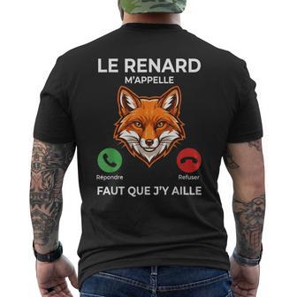 Humour Chasse – Citation Drôle Chasseur Et Passion Renard T-shirt imprimé au dos - Cadeauxyz