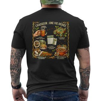 Humour Chasseanglier Chasseur Temps Libre Nature T-shirt imprimé au dos - Cadeauxyz