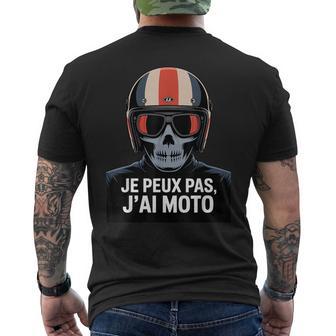 Humour Message Moto Je Peux Pas J'ai Moto T-shirt imprimé au dos - Cadeauxyz